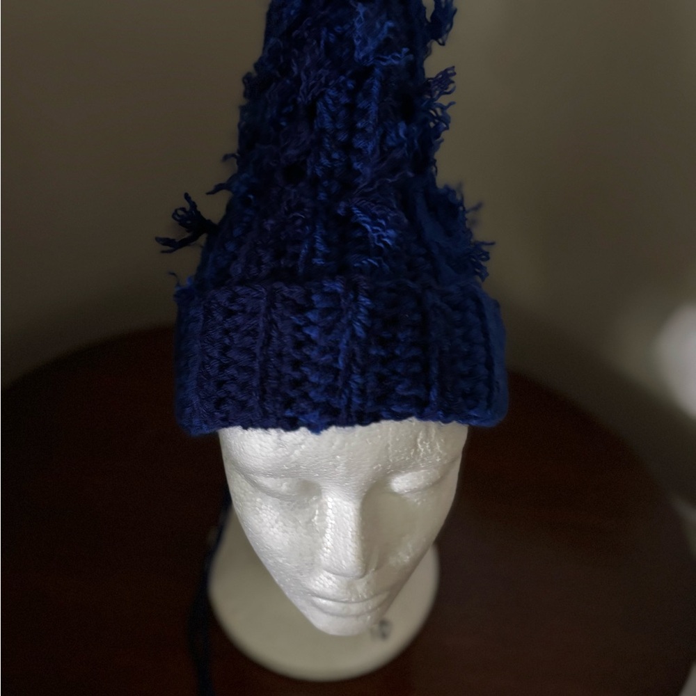 Blue Knit Hat